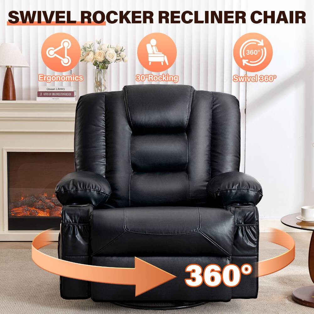 SWIVEL ROCKER RECLINER CHAIR

- Ergonomics
- 30° Rocking
- Swivel 360°

Ocean Library
LEAVES OF ORGANIZATIONDESIGN