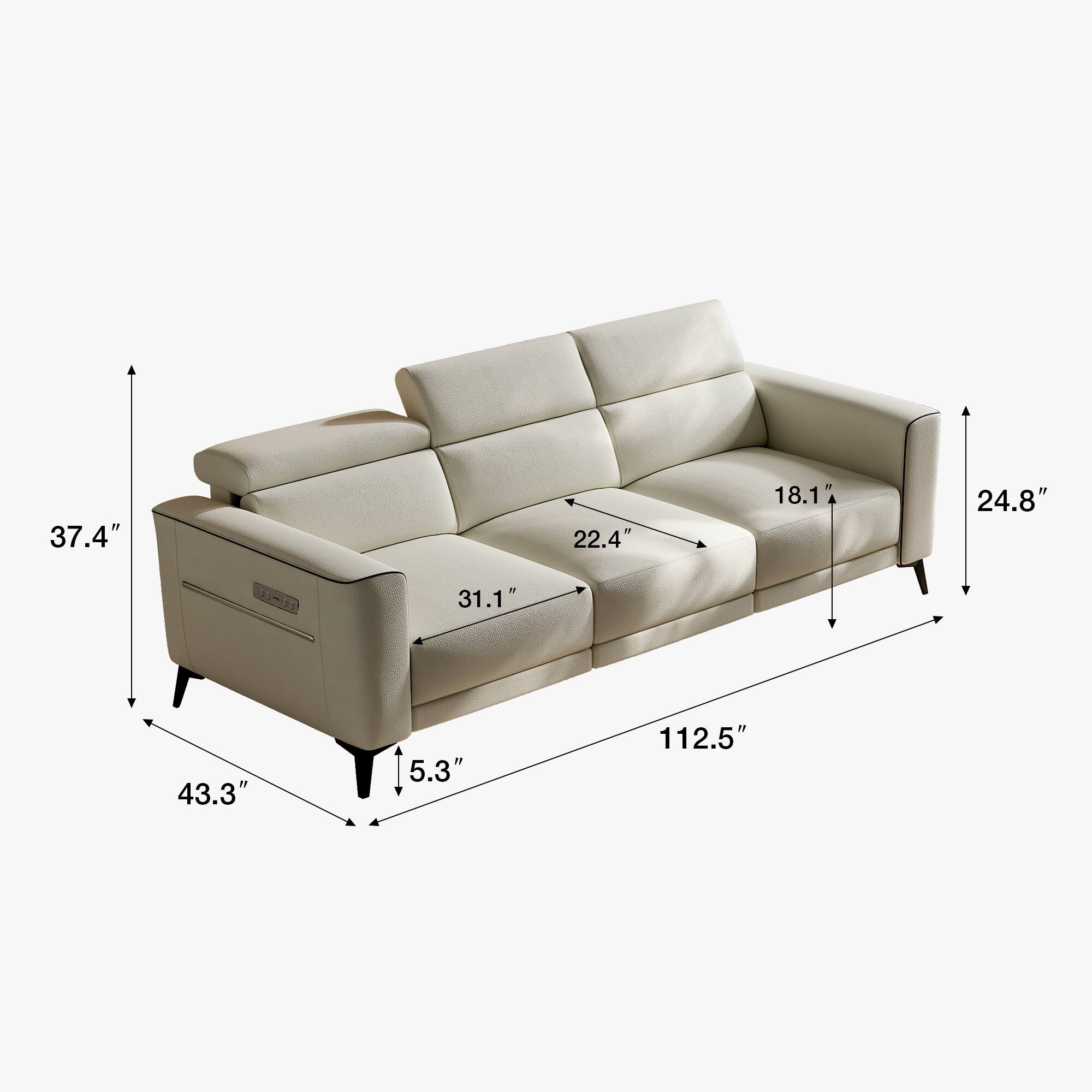 37.4", 22.4", 18.1", 24.8", 31.1", 43.3", 5.3", 112.5"