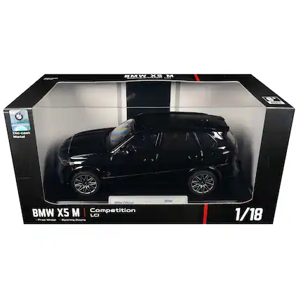 BOOKIES
BMW X5 M Competition -
6+ AGES
Die-cast Metal
BMW Official BMW X5 M Competition LCI Free Wheel Opening Doors
BMW
1/18