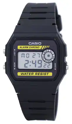 Casio - Digital F-94WA-9 Mens Watch Alarm Chrono Stopwatch Day/Date 30M - Black