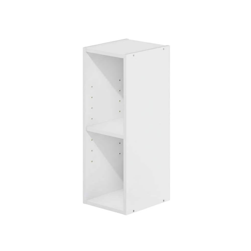 FurniFact - Wooden Bookcase with Compact Size and Sturdy Construction - White