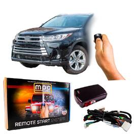 MPC - OEM Remote Activated Remote Start For 2014-2019 Toyota Highlander - Gas - Black