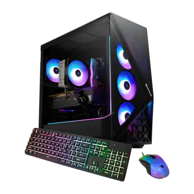 iBUYPOWER Slate Gaming Desktop PC AMD Ryzen 5 8400F, NVIDIA iBUYPOWER Slate Gaming Desktop PC AMD Ryzen 5 8400F, NVIDIA