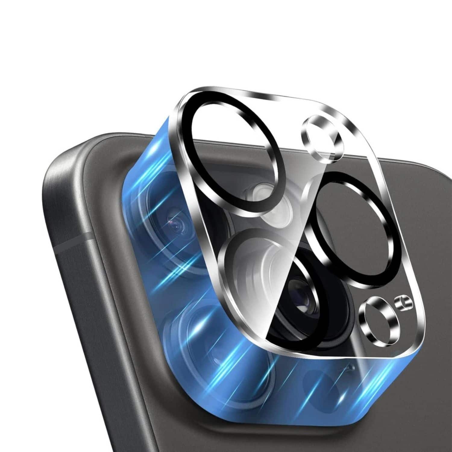 Home Collection - 3-Pack Tempered Glass Camera Lens Protectors for iPhone 12 Pro Max – Full Coverage, 9H Shatterproof - Clear / Transparent