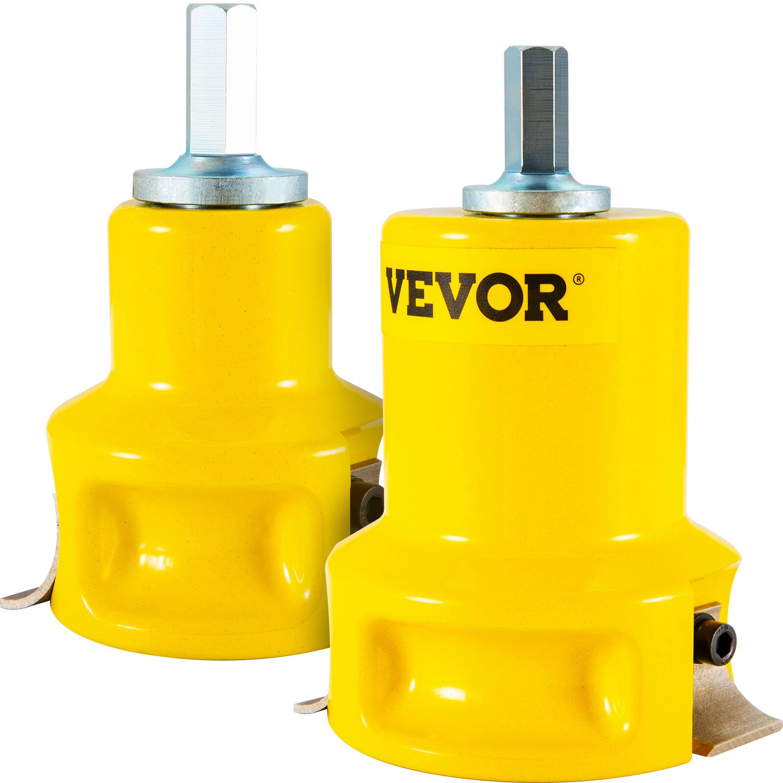 Alt View 5. VEVOR - Tenon Cutter, 1\"/25.4mm & 2\"/50.8mm Diameter, with Dual Curved Blades & Button Screws Home Master Kit - Yellow.