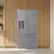 Alt View 17. Samsung - 36 in. Wide Bespoke AI 24 cu. ft. Counter Depth 3-Door French Door Refrigerator with Zero Clearance Fit & Sphere Ice - Stainless Steel.