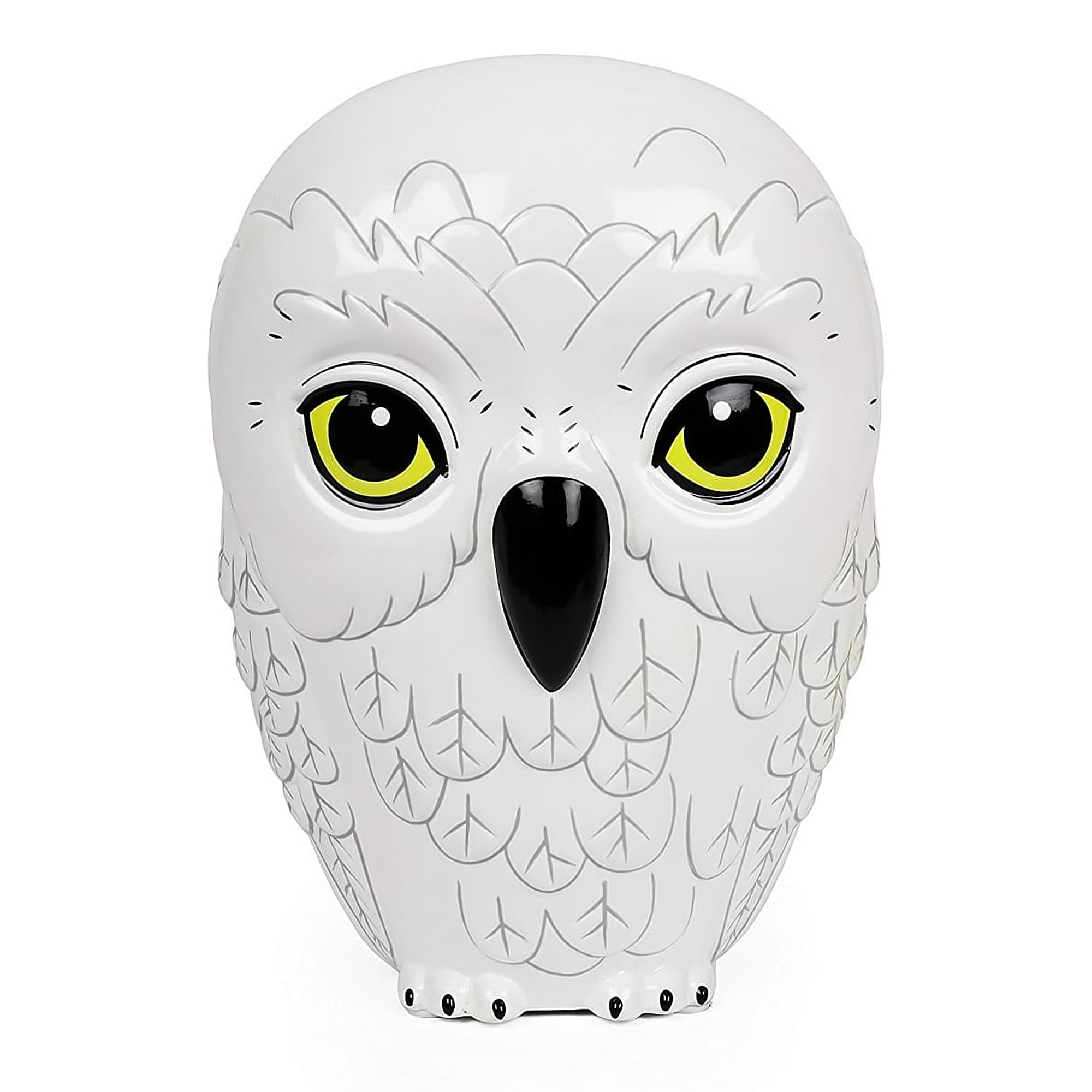 Front. Harry Potter - Harry Potter Hedwig The Owl Ceramic Coin Bank - White.