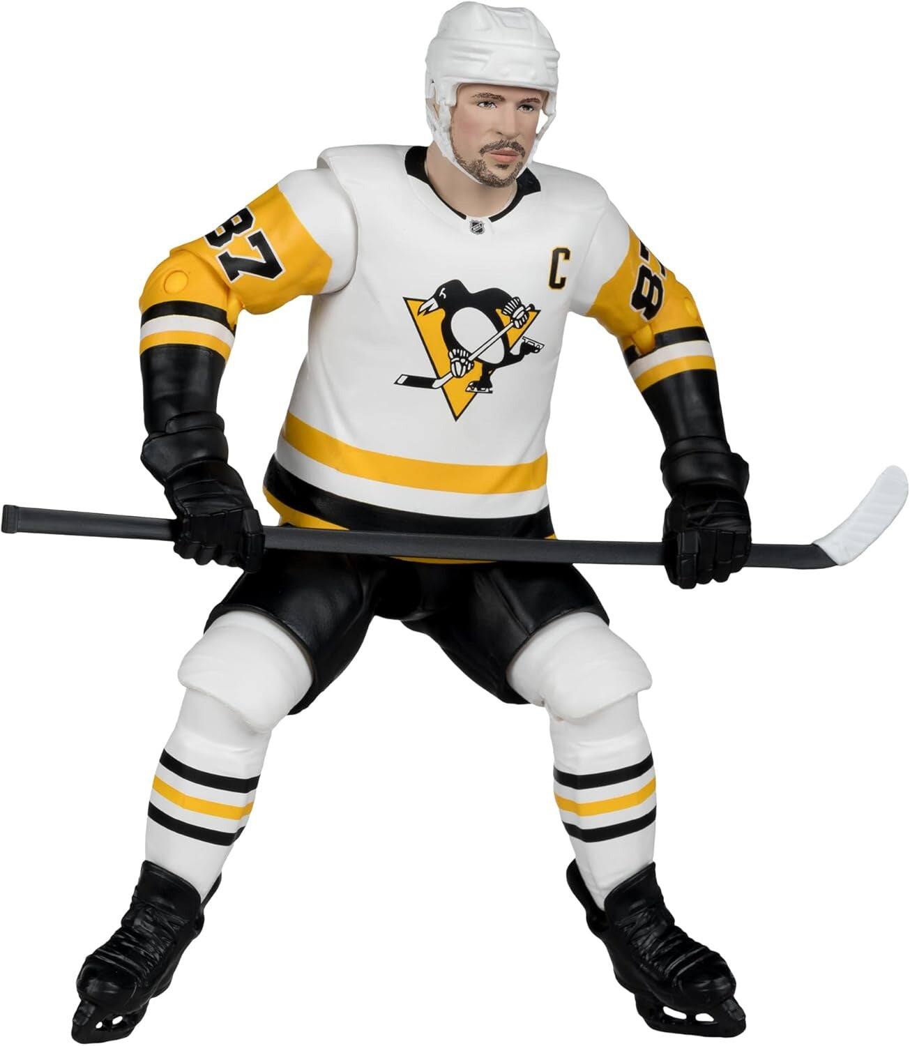 Alt View 1. McFarlane Toys - McFarlane Toys: NHL Players - Sidney Crosby - Pittsburgh Penguins 6" Figure - White.