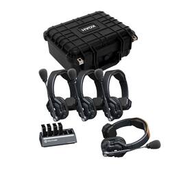 HOLLYLAND - Solidcom SE Global 4S 4-Person Single-Ear Headset with Hard Case