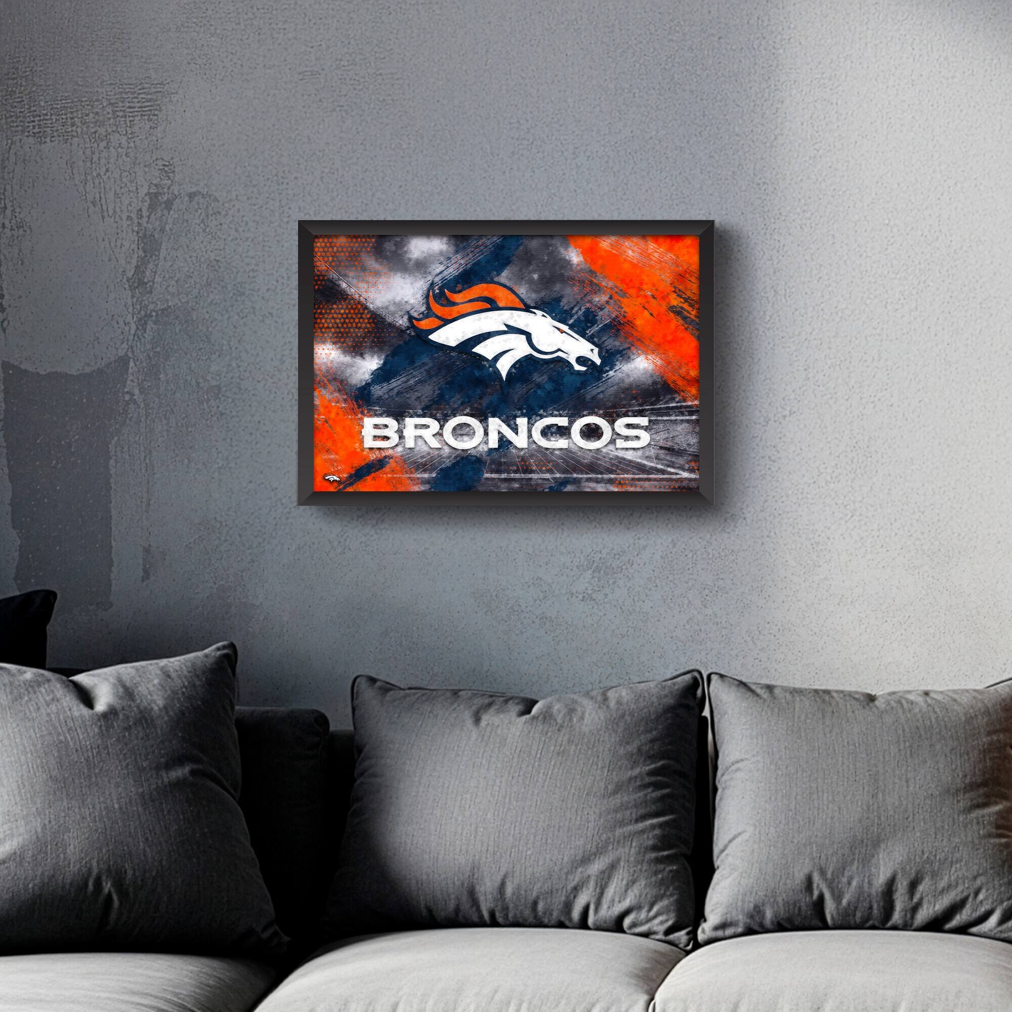 Alt View 1. Sporticulture - 27" x 39" Brush Stroke Logo Framed Art Print - Multicolor.