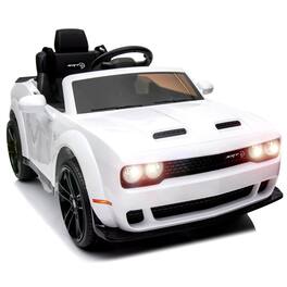 Qeetex - 12V Ride On Car Battery Powered Electric Vehicles with Remote Control - White