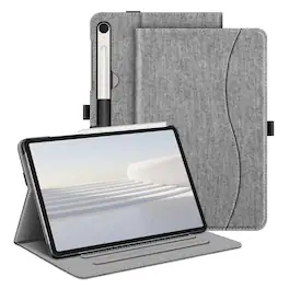 Kitcheniva - Multi-Angle Viewing Stand Case For Samsung Galaxy Tab S10 Lite/ Tab S10 FE Grey - Gray