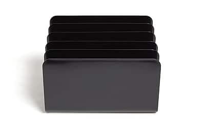 TRU RED - TRU RED™ 5-Compartment Plastic Incline Sorter, (TR55335) - Black price history on PriceWatchPro