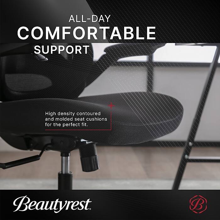 ALL-DAY COMFORTABLE SUPPORT

High density contoured and molded seat cushions for the perfect fit.

Beautyrest