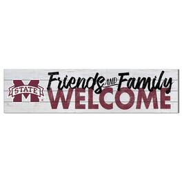 Jardine - Mississippi State Bulldogs 10'' x 40'' Friends & Family Welcome Sign - Multicolor
