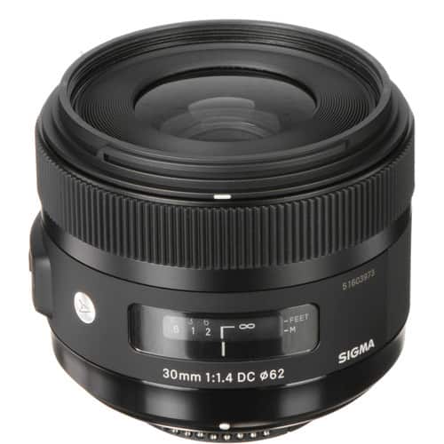 Sigma - 30mm F1.4 Art DC HSM Lens for Nikon - Black