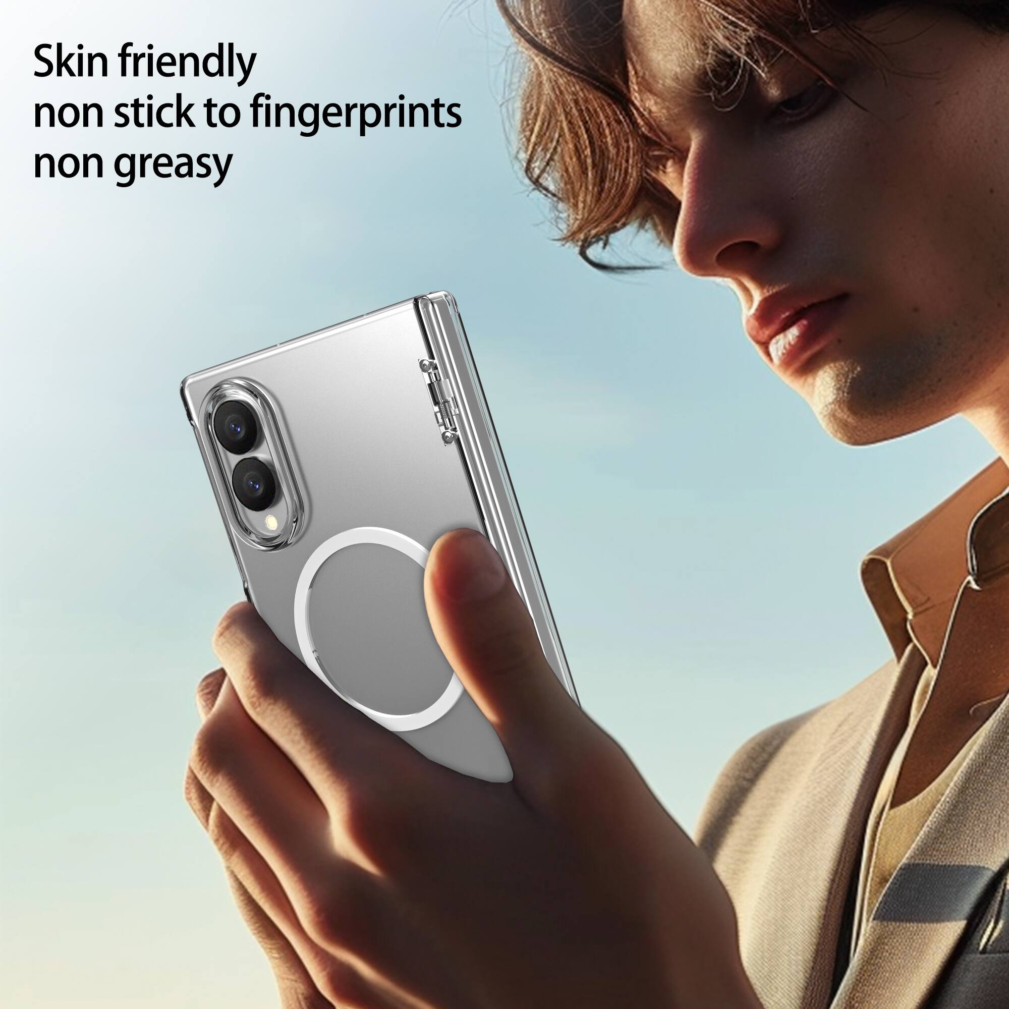 Skin friendly non stick to fingerprints non greasy