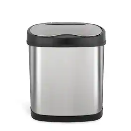 Nine Stars - Oval Motion Sensor Trash Can 3.2 Gallon