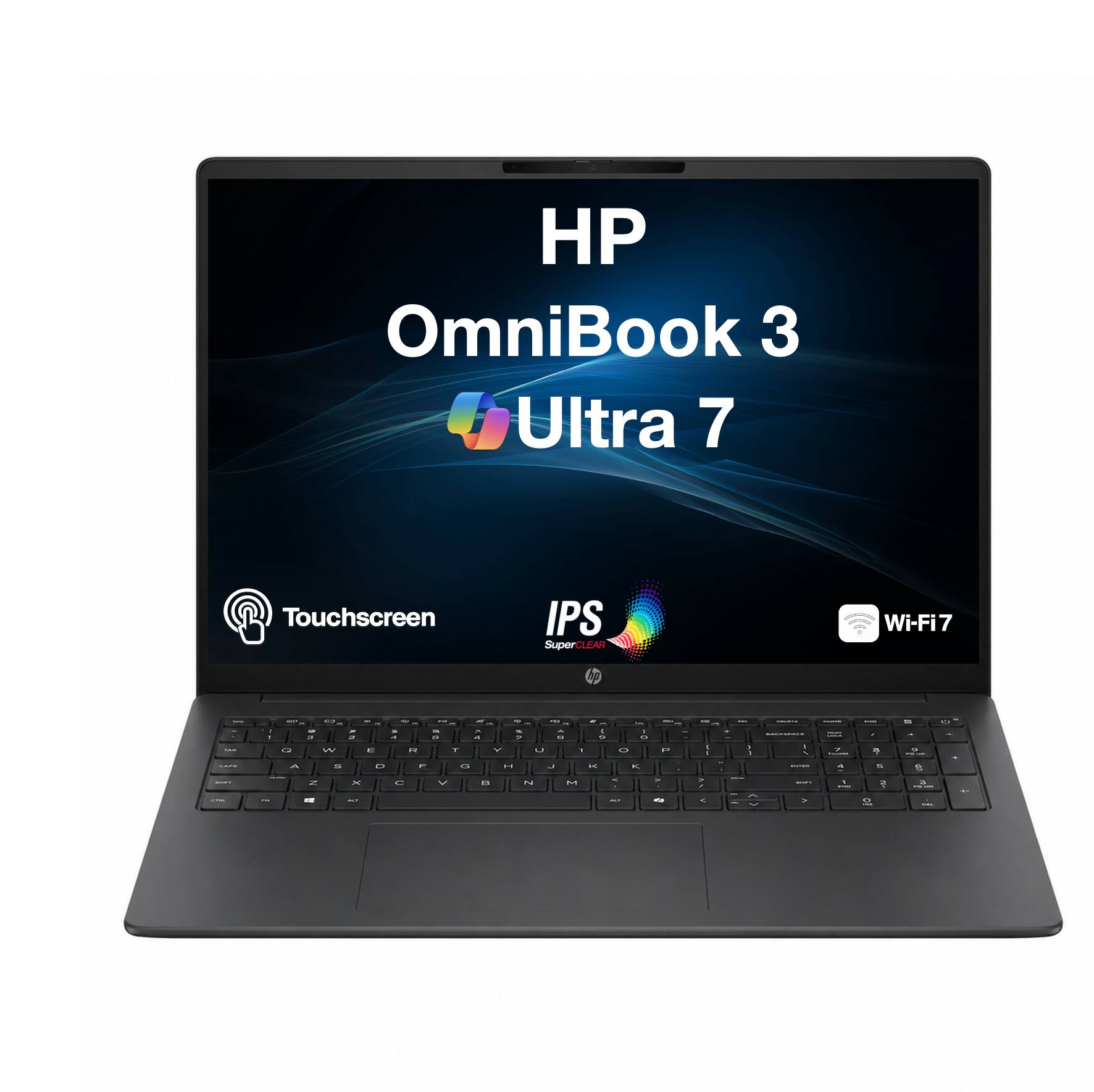 HP OmniBook 3 Ultra 7  
Touchscreen  
IPS SuperCLEAR  
Wi-Fi