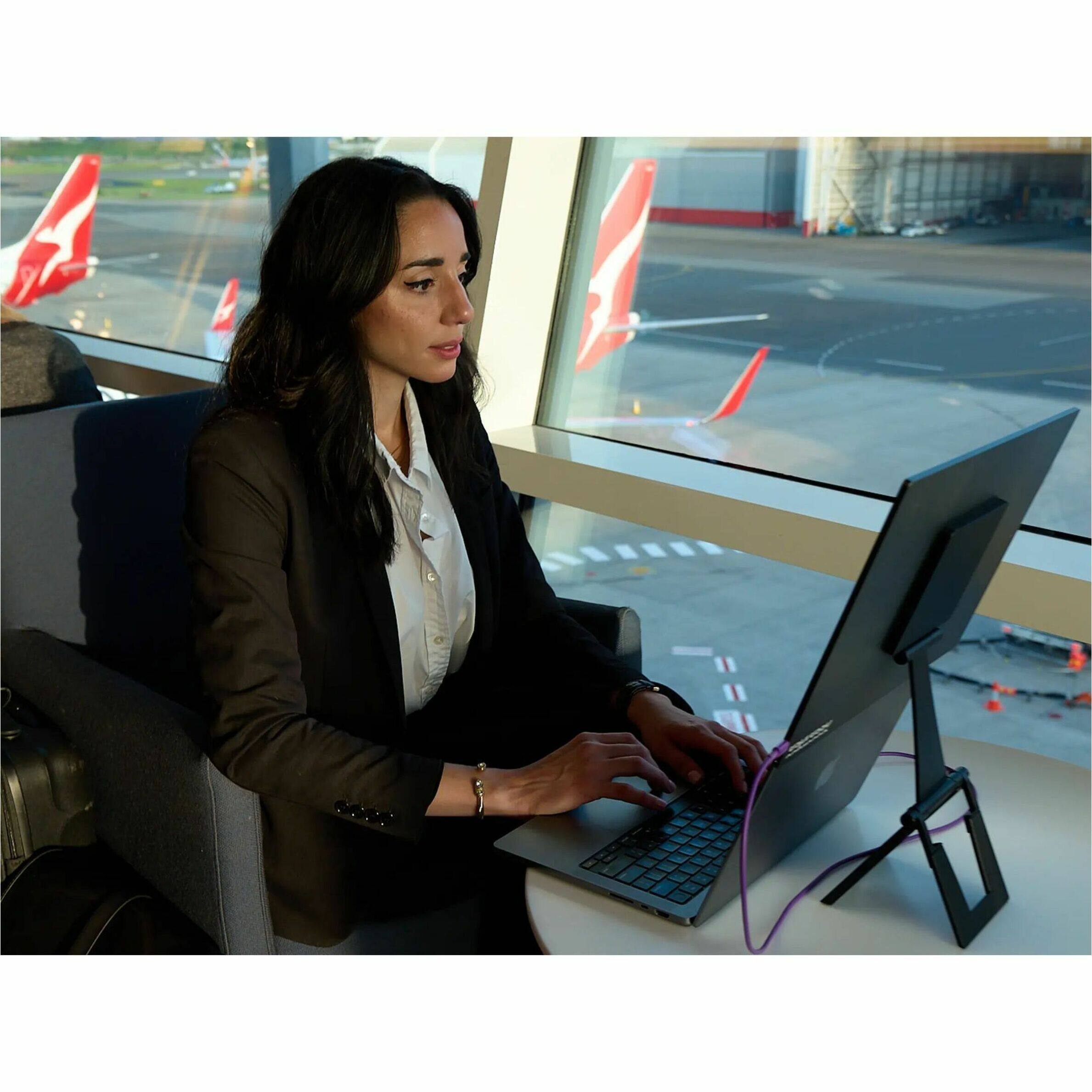 Alt View 40. Espresso Displays - 15.6" IPS LED FHD Monitor (VGA, USB, HDMI, DVI) - Black.