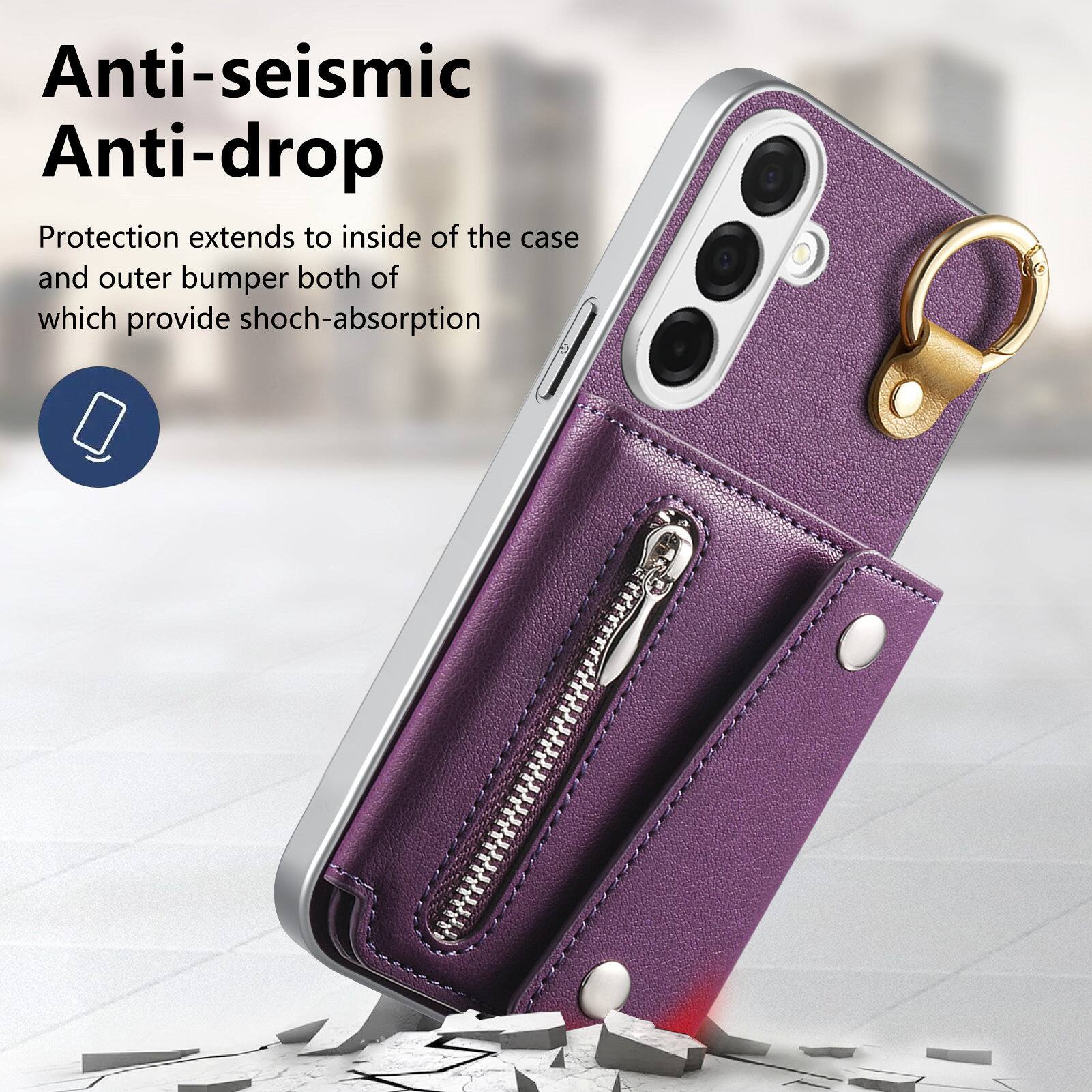 Anti-seismic Anti-drop  
Protection extends to inside of the case and outer bumper both of which provide shock-absorption