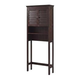 FurniFact - Space Saver Bathroom Vanity with Anti-Tip Hardware - Espresso