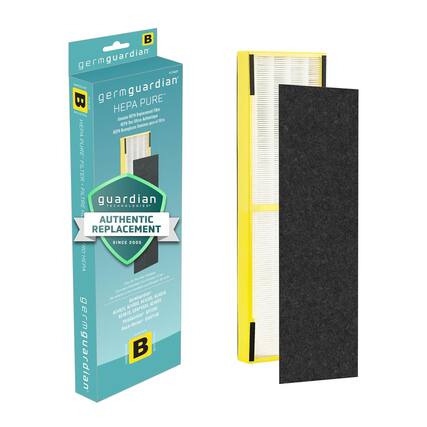 Germguardian PURE HEPA filter replacement. Authentic replacement for HEPA filter in air purifiers. Made by Germguardian Technologies since 2005.