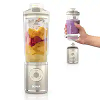 Ninja - Blast Max Portable Blender with 22oz Twist & Go Vessel - Cream - Front_Zoom