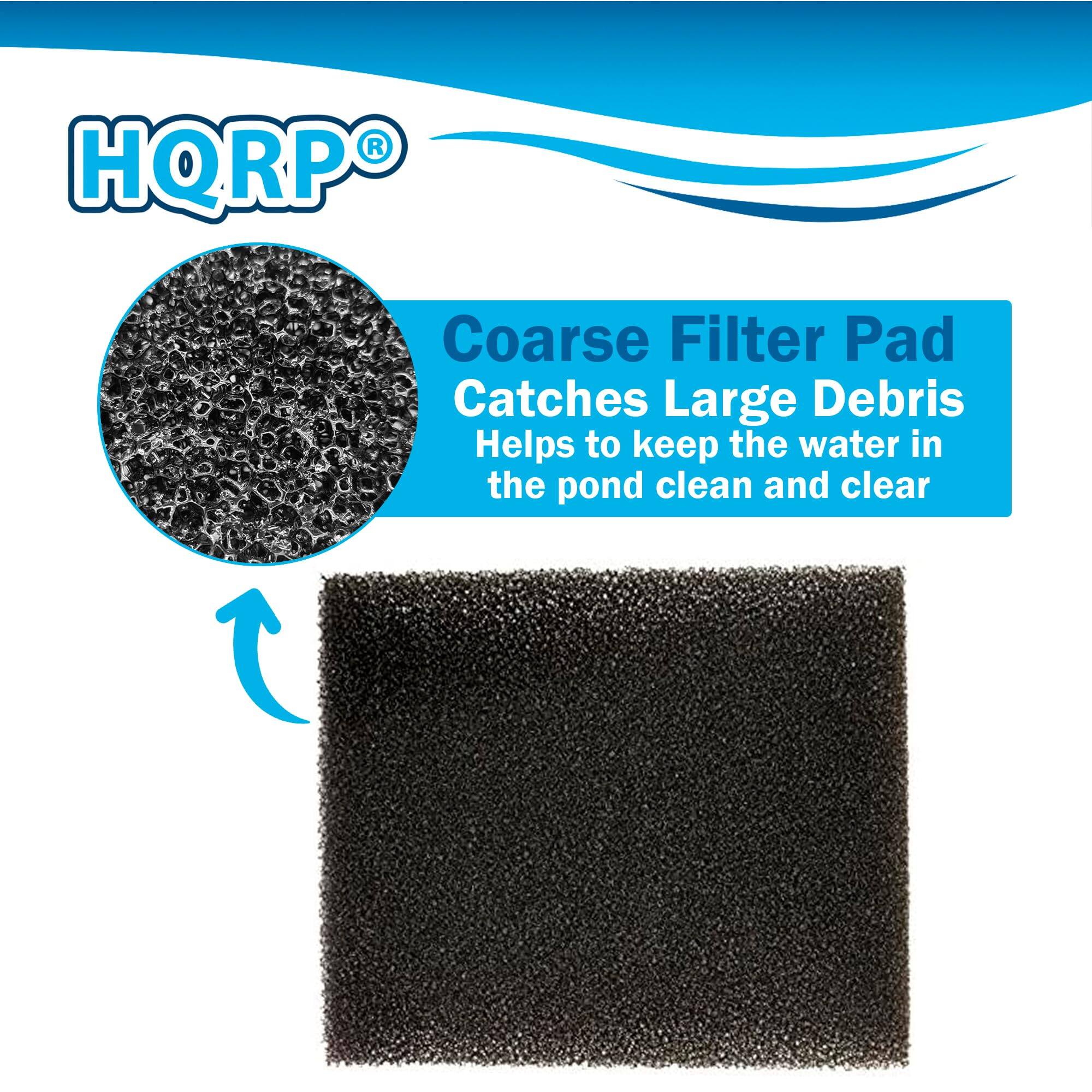 HQRP Coarse Filter Pad  
Catches Large Debris  
Helps to keep the water in the pond clean and clear