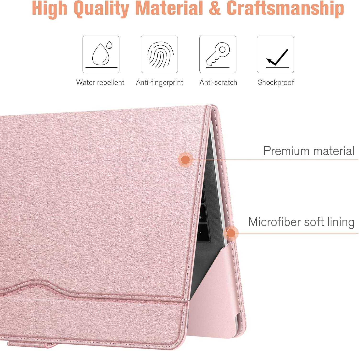 High Quality Material & Craftsmanship

- Water repellent
- Anti-fingerprint
- Anti-scratch
- Shockproof

Premium material

Microfiber soft lining