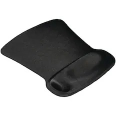 Front. Allsop - Ergoprene Gel Mouse Pad with Wrist Rest - Black.