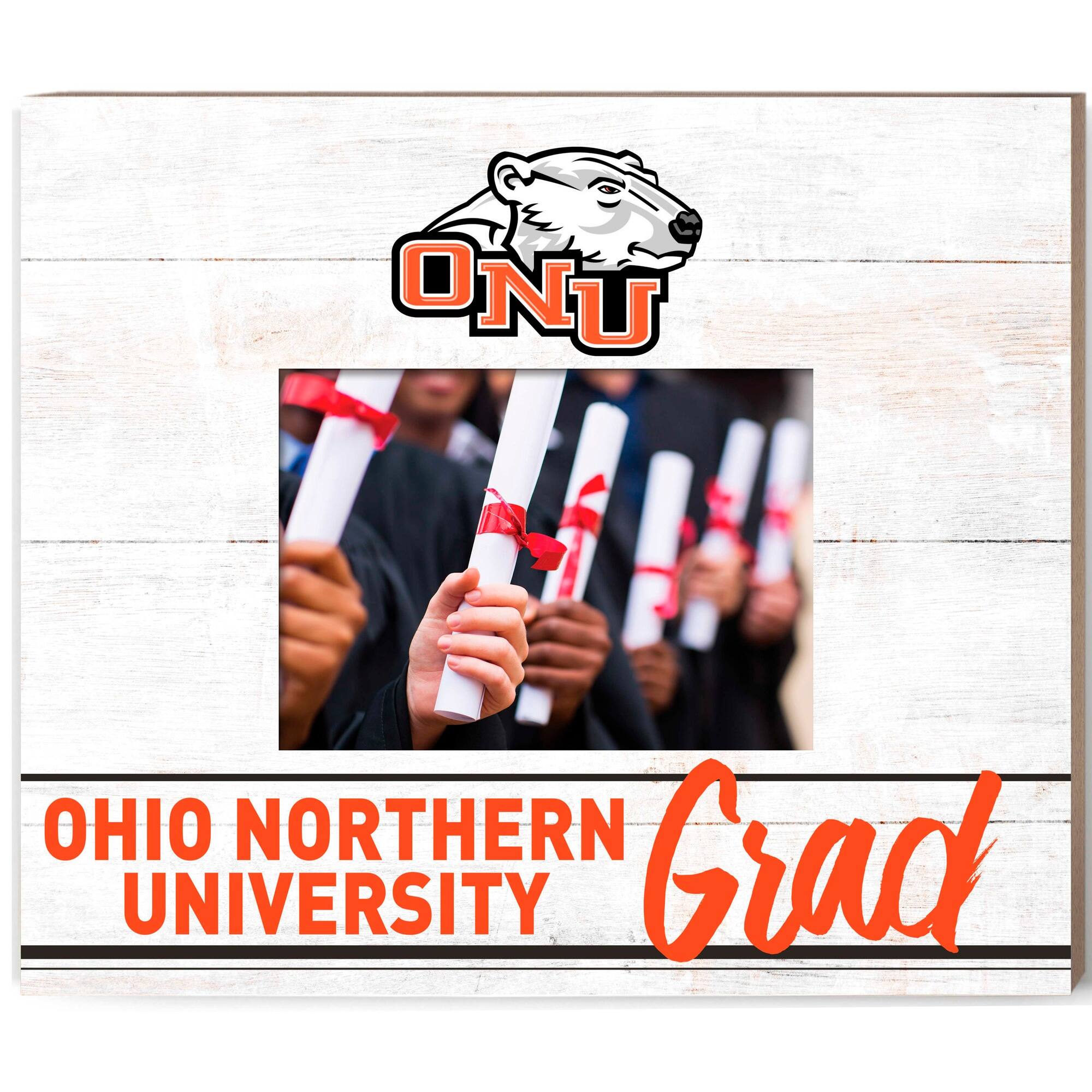 Ohio Northern Polar Bears 13.5" x 11.5" Grad Frame