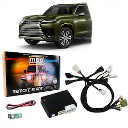 MPC - Remote Start Kit For Lexus LX600 2022-2024 | Plug & Play | Push Lock 3X To Start - Black
