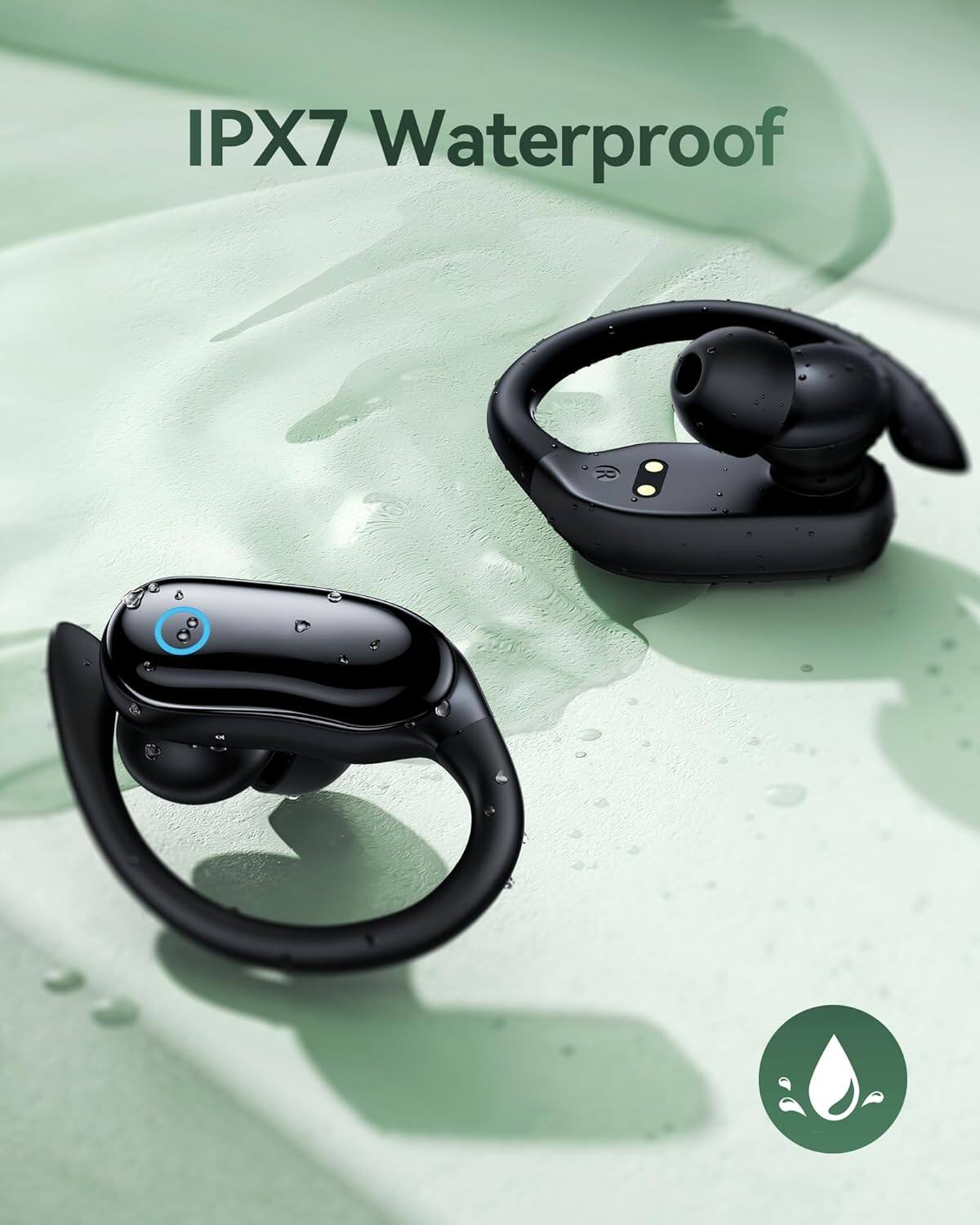 VEAT00L V7 Wireless Earbuds | 96H Playback, IPX7 Waterproof