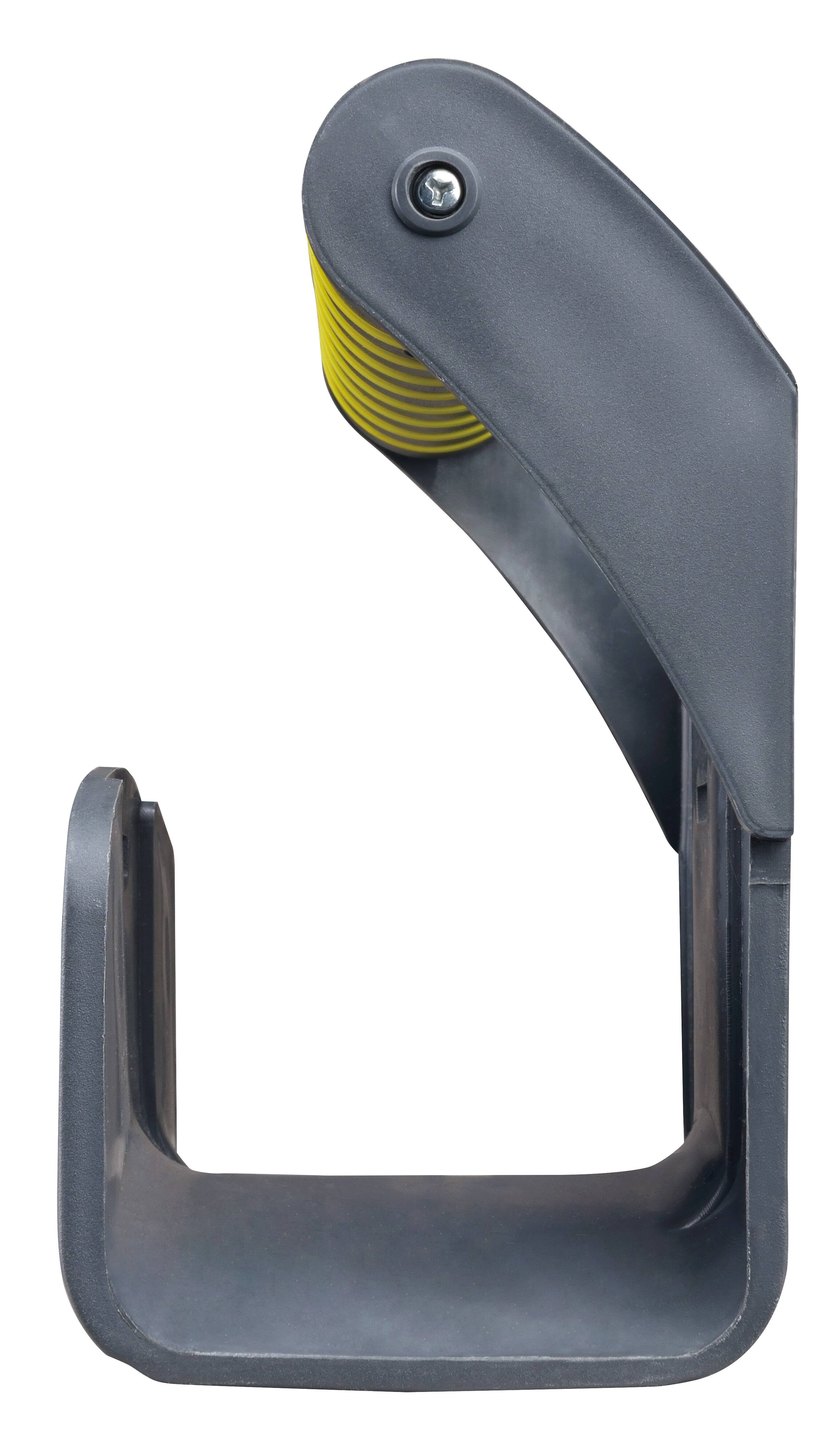 Alt View 12. Masterplug - Cord Tidy - Grey & Yellow.