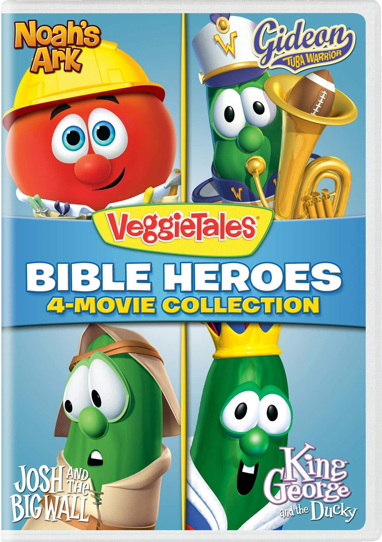 Front. VeggieTales: Bible Heroes - 4-Movie Collection 2 (DVD Set) [DVD].