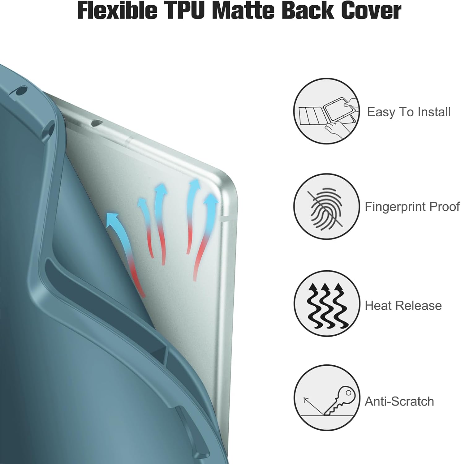Flexible TPU Matte Back Cover

- Easy To Install
- Fingerprint Proof
- Heat Release
- Anti-Scratch