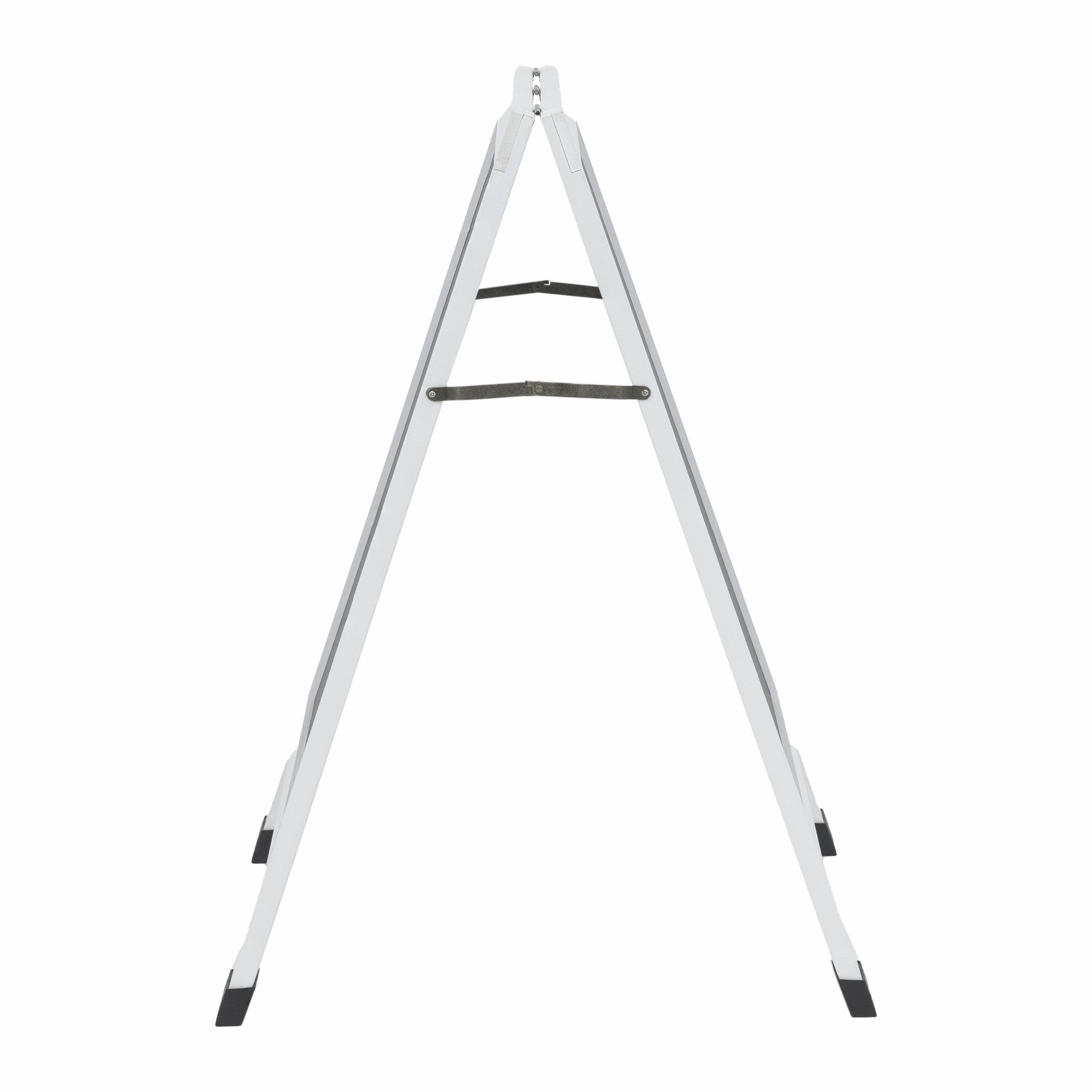 Alt View 9. Sunnydaze - 30" x 20" Chalkboard with Chalk and Eraser - White.