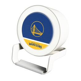 Keyscaper - Golden State Warriors Endzone Design Night Light Wireless Charger And Bluetooth Speaker - Multicolor