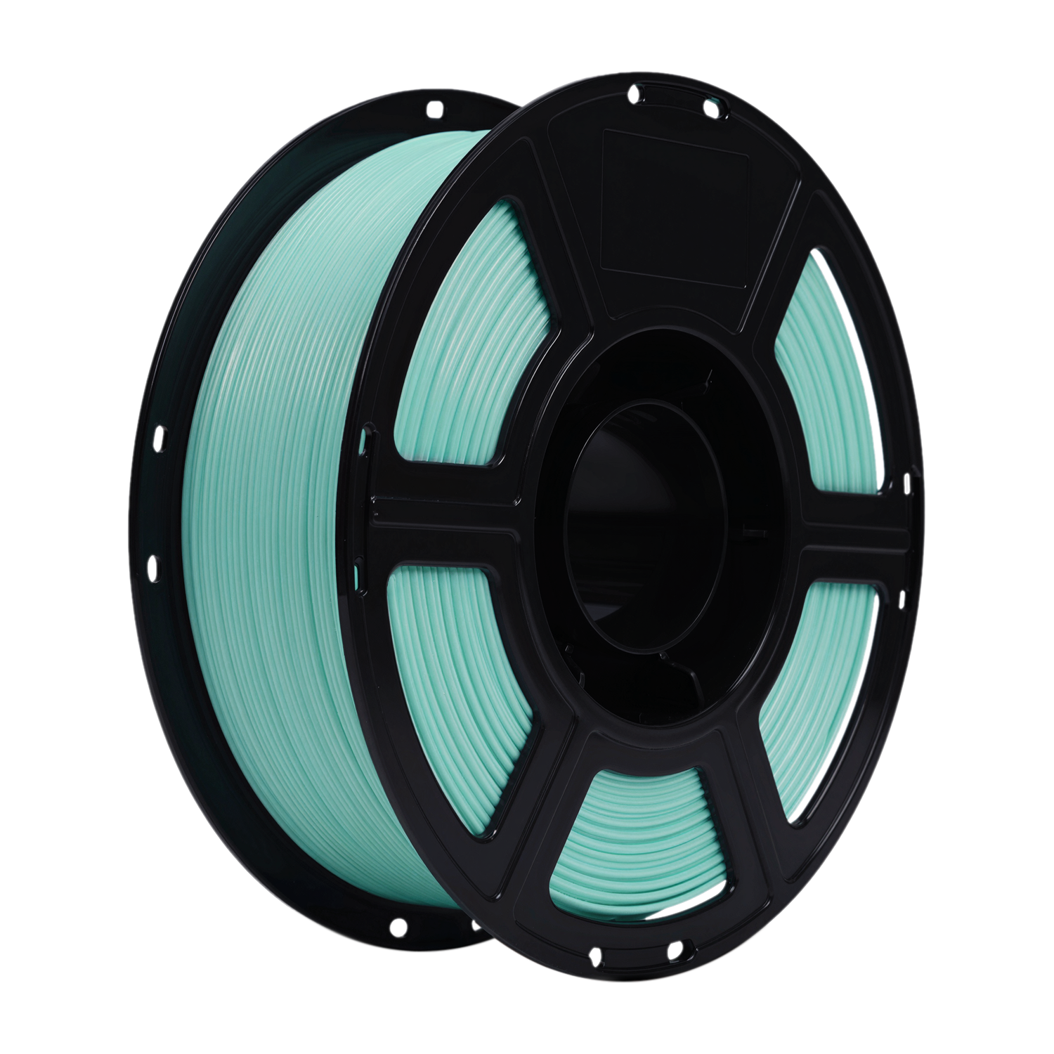 Alt View 6. Flashforge - PLA Silk+ 3D Printer Filament-1.75mm-1kg (2.2 lbs) Spool - Turquoise Green.
