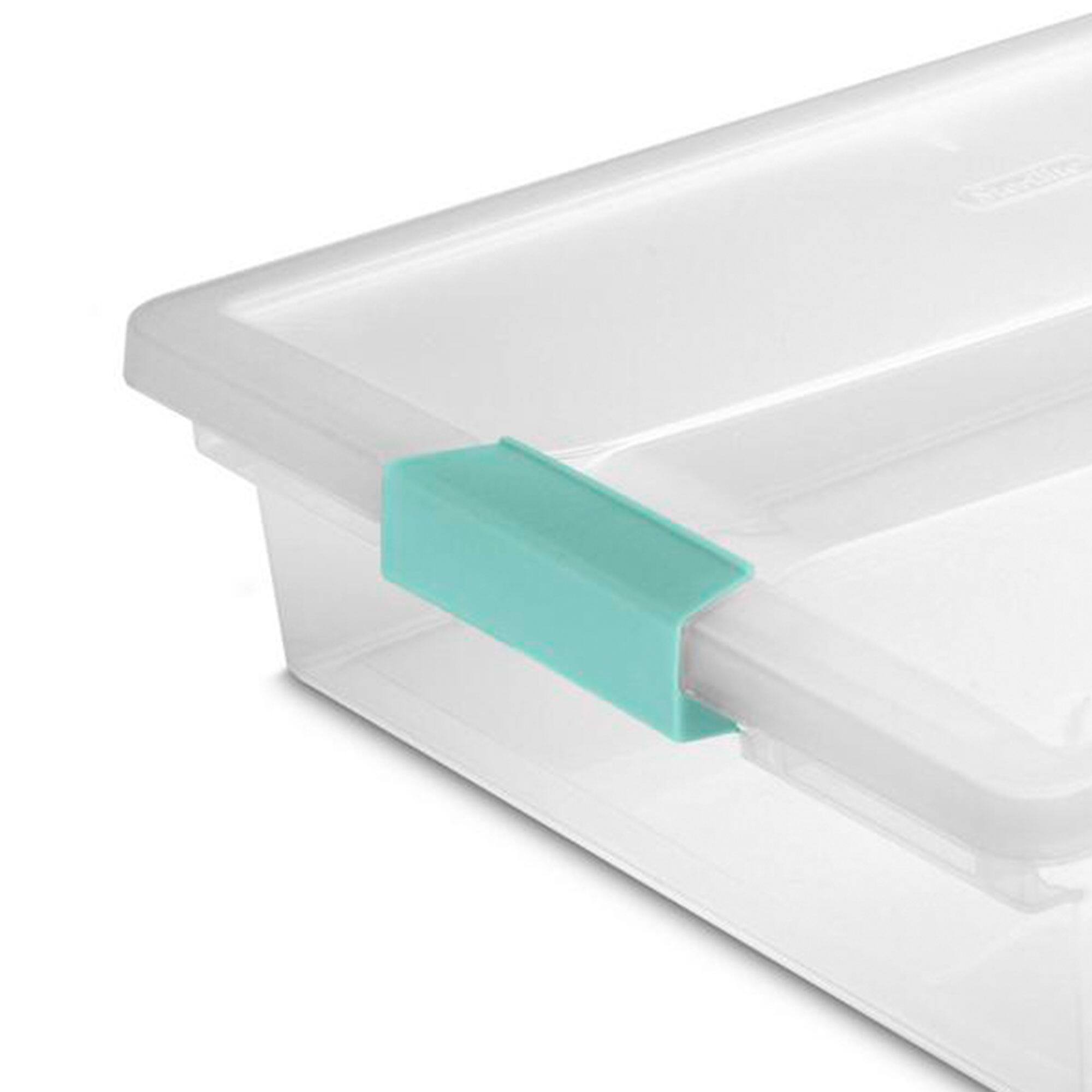 Alt View 3. Sterilite - Sterilite Large Clip Storage Box, 12 Pack, and Small Clip Storage Box, 6 Pack.