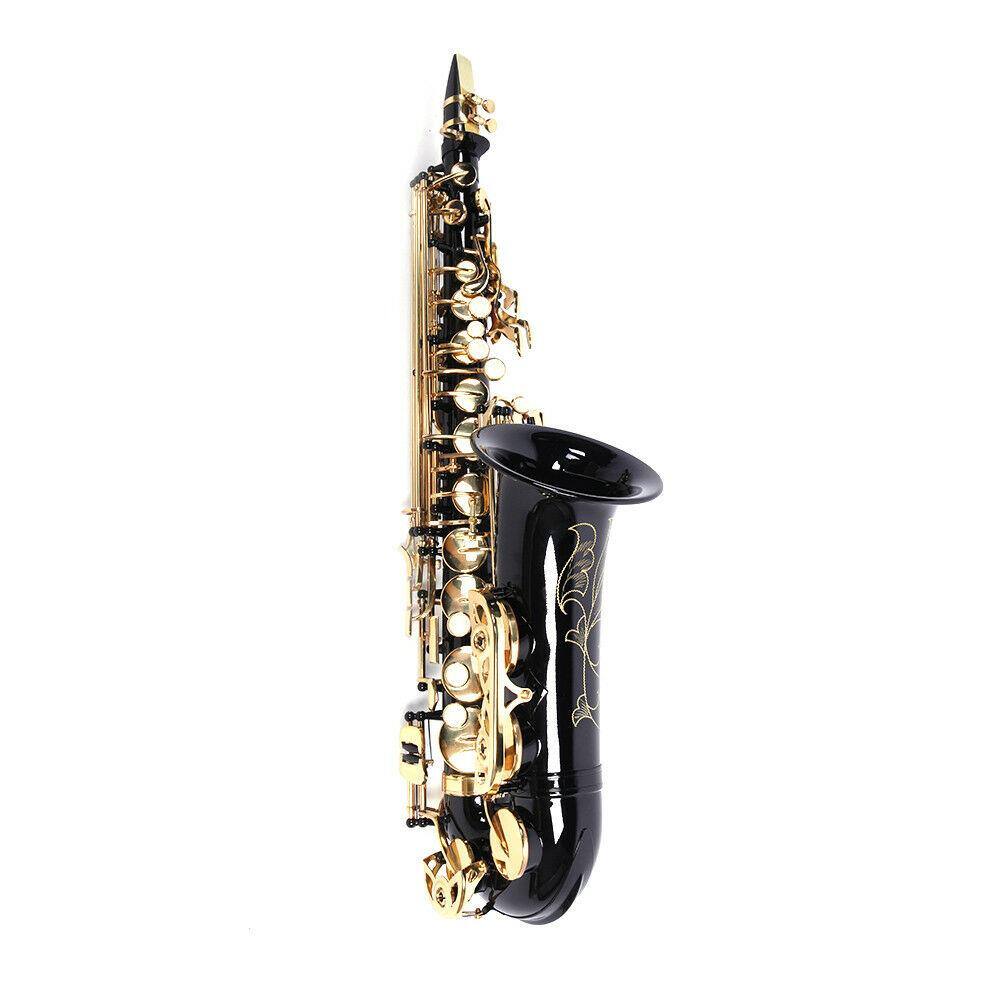 Alt View 1. Winado - New Brass Eb Alto Saxophone Black Sax w/ Other Accessories.