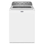 Maytag - 4.8 Cu. Ft. High Efficiency Top Load Washer with Steam and Extra Power Button - White
