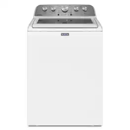 Maytag - 4.8 Cu. Ft. High Efficiency Top Load Washer with Steam and Extra Power Button - White