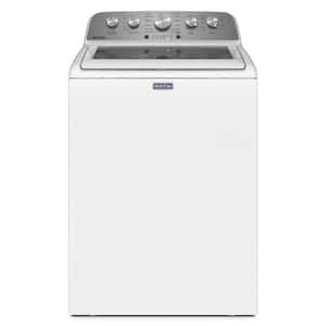 Maytag - 4.8 Cu. Ft. High Efficiency Top Load Washer with Steam and Extra Power Button - White