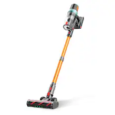 Front. Yaber - P20 Cordless Vacuum Cleaner, 120AW Suction 400W Brushless Motor, 52Min Runtime 1.67KG Ultra-Light, 4-Stage HEPA - Yellow.