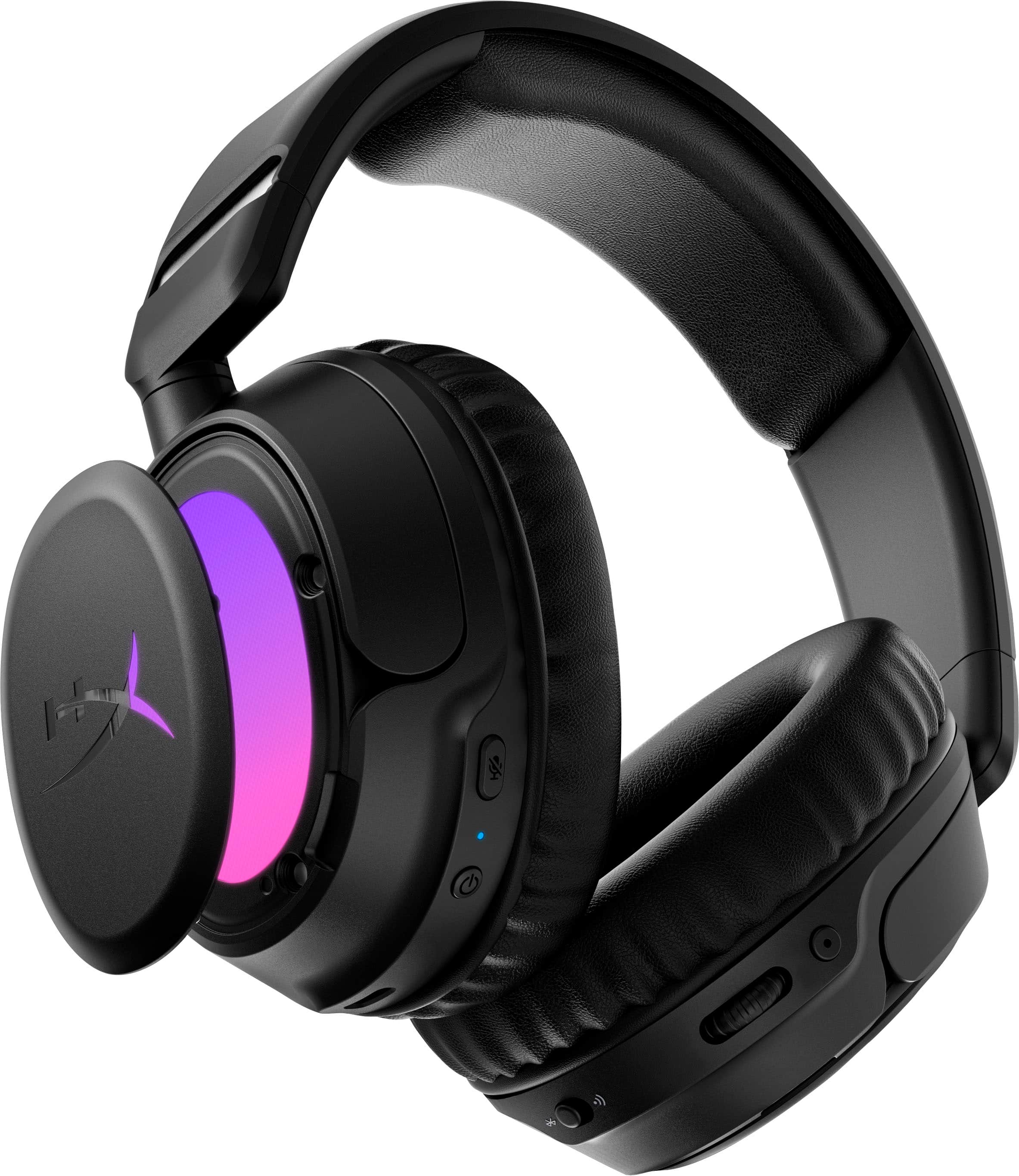 Alt View 11. HyperX - Cloud Flight 2 Wireless Gaming Headset for PC, PS5, PS4, Nintendo Switch, Mac, Mobile, and Bluetooth - Black.