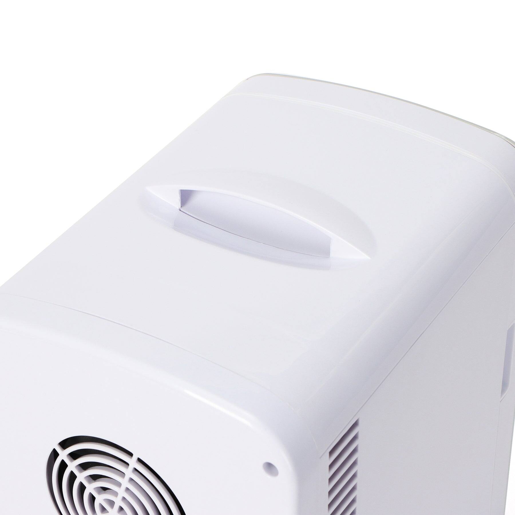 Alt View 3. Uber Appliance - Uber Chill 2.0 Thermoelectric 4 Liter Mini Fridge - WHITE.