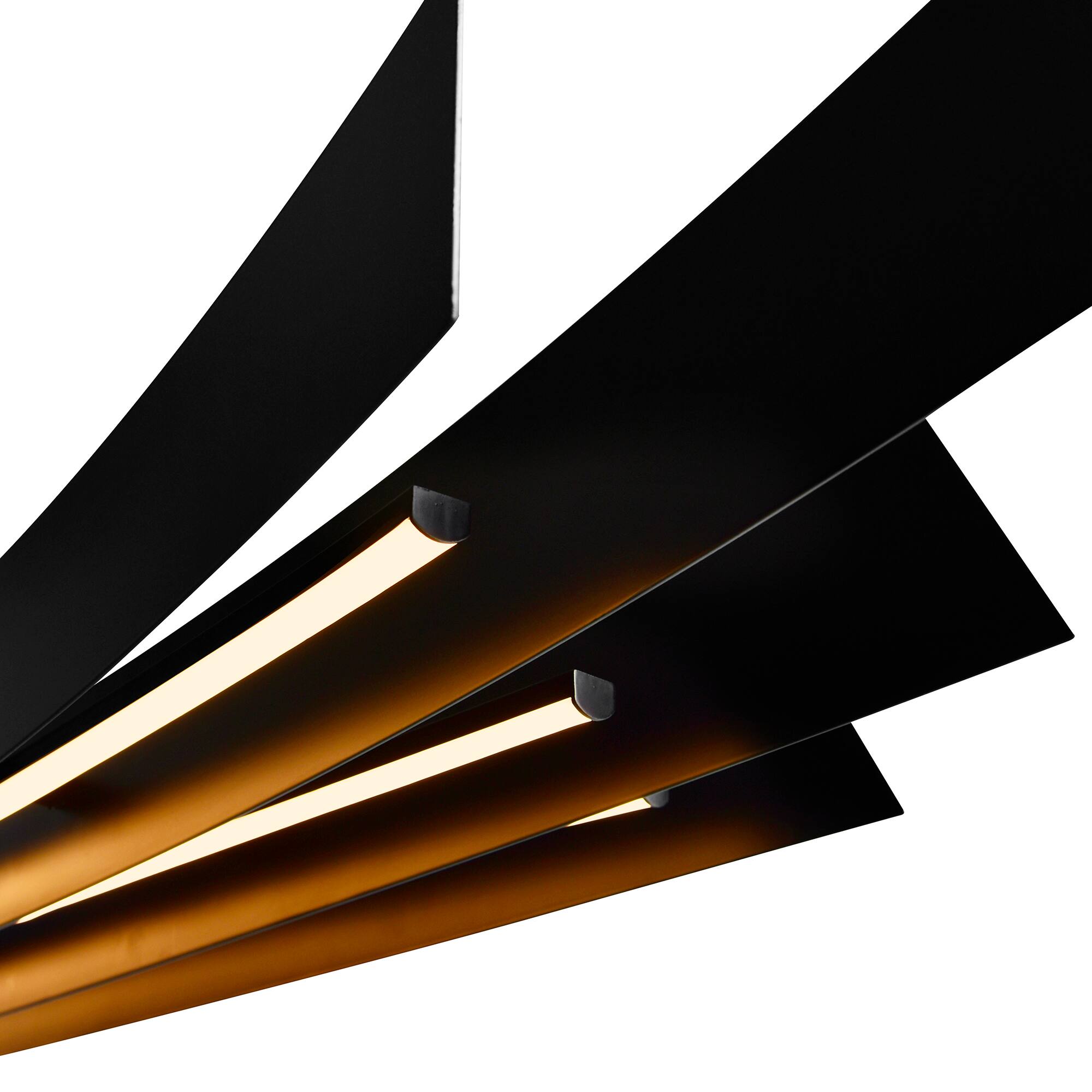 Alt View 2. CWI Lighting - Candora Integrated LED Black Island/Pool Table Light - Black.