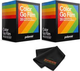 Polaroid - Go Color Film Two Double Packs (32 Photos) - Black Frame